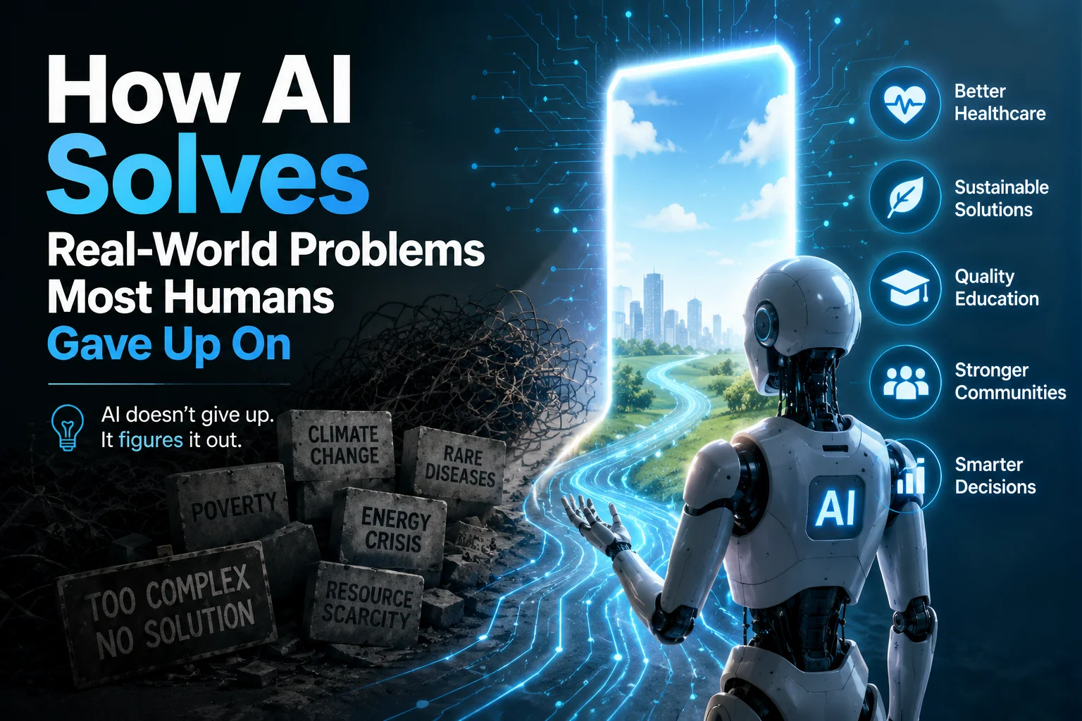 How AI Solves Real-World Problems Most Humans Gave Up On